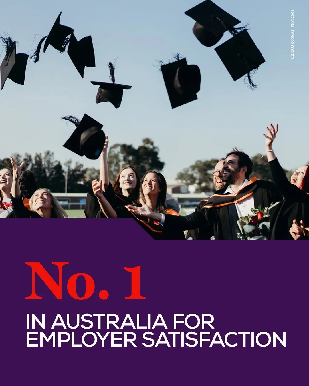 ACU has ranked number one in Australia for employer satisfaction, according to the latest QILT Employer Satisfaction Survey (ESS).
In a milestone achievement, 90.7 per cent of employers reported positive overall satisfaction with ACU graduates – the best result for any university in the country and the first time ACU has scored over 90 per cent.
ACU also ranked in the top five universities nationwide for student experience at university and second in Australia for international undergraduate student satisfaction, according to the Student Experience Survey (SES) results.
ACU Deputy Vice-Chancellor (Education) Professor Tania Broadley said the strong results reflected the university’s focus on mission and impact.
“Employers are telling us that ACU graduates bring the skills, values, and qualities that make a real difference in the workplace,” Professor Broadley said.
“At ACU, students aren’t just a number – they feel seen, valued, and genuinely supported.”
Read more via the link in our bio 🔗
