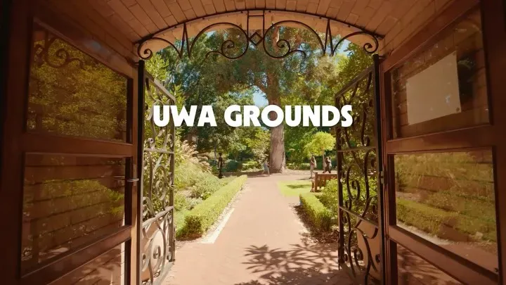 Touching grass hits different at UWA 🌳