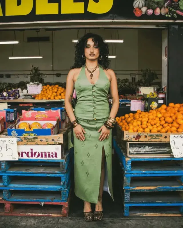 It's World Fashion Day, and to celebrate we're spotlighting Cala Hernandez-Godoy's Fashion & Sustainability Capstone project, the CITRINE collection by CVLITV 🍊
Named after the citrine gemstone found in Artigas, Uruguay, the collection is Cala's love letter to her Chilean and Uruguayan heritage. Crochet, embroidery and hand embellishment reworked into contemporary silhouettes, made entirely from deadstock and reclaimed fabric. Citrine is slow fashion, made with purpose.
And of course, it took a village: Cala brought together fellow Collarts alumni, students and creatives to bring Citrine to life:
Creative Director & Designer: @_calita_
Photographer: @techicoloursuper888
Model: @jupita
Stylist: @cassidy_dixon_
Assistant Director: @sophianico_
Check out more of Cala's work at @_cvlitv_ 🫶 We can't wait to see what she does next!
