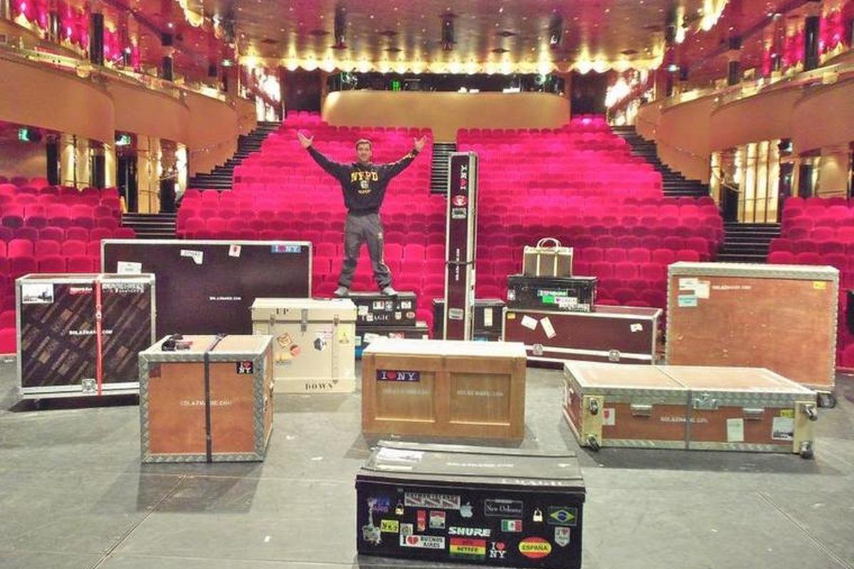 Stage technician: load-in and patch